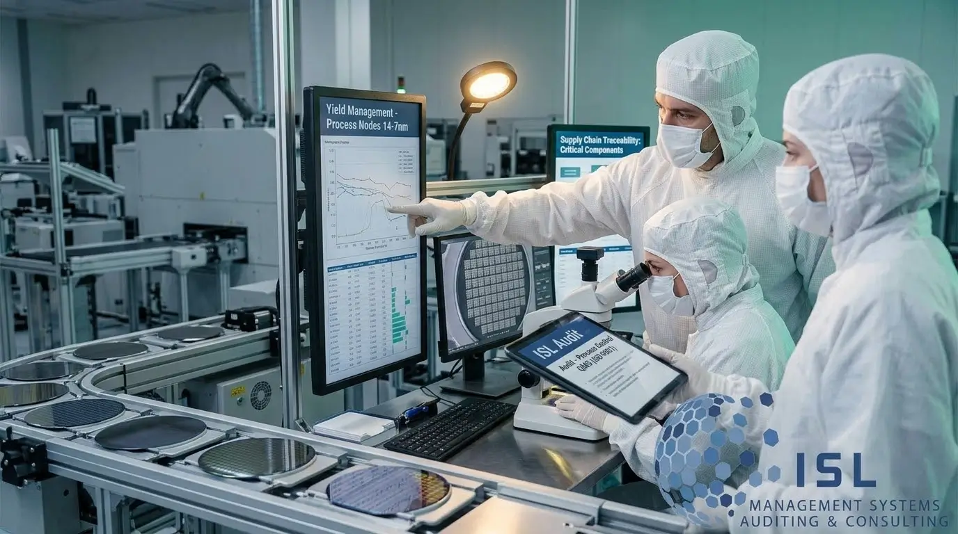 Quality control check on a manufacturing production line in Africa