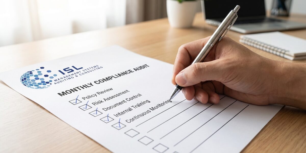 maintaining ISO certification